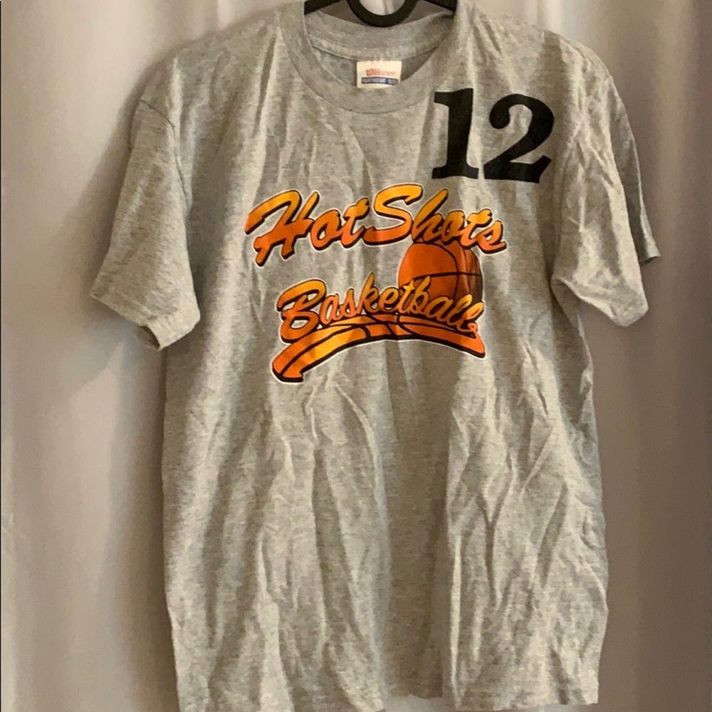 GRAY HOT SHOTS BASKETBALL #12 YOUTH T-SHIRT